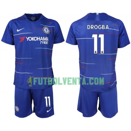 Camiseta de fútbol Chelsea DROGBA 11 Niño 1ª equipación 2018/2019 Camiseta de fútbol Chelsea DROGBA 11 Niño 1ª equipación 2018/2019